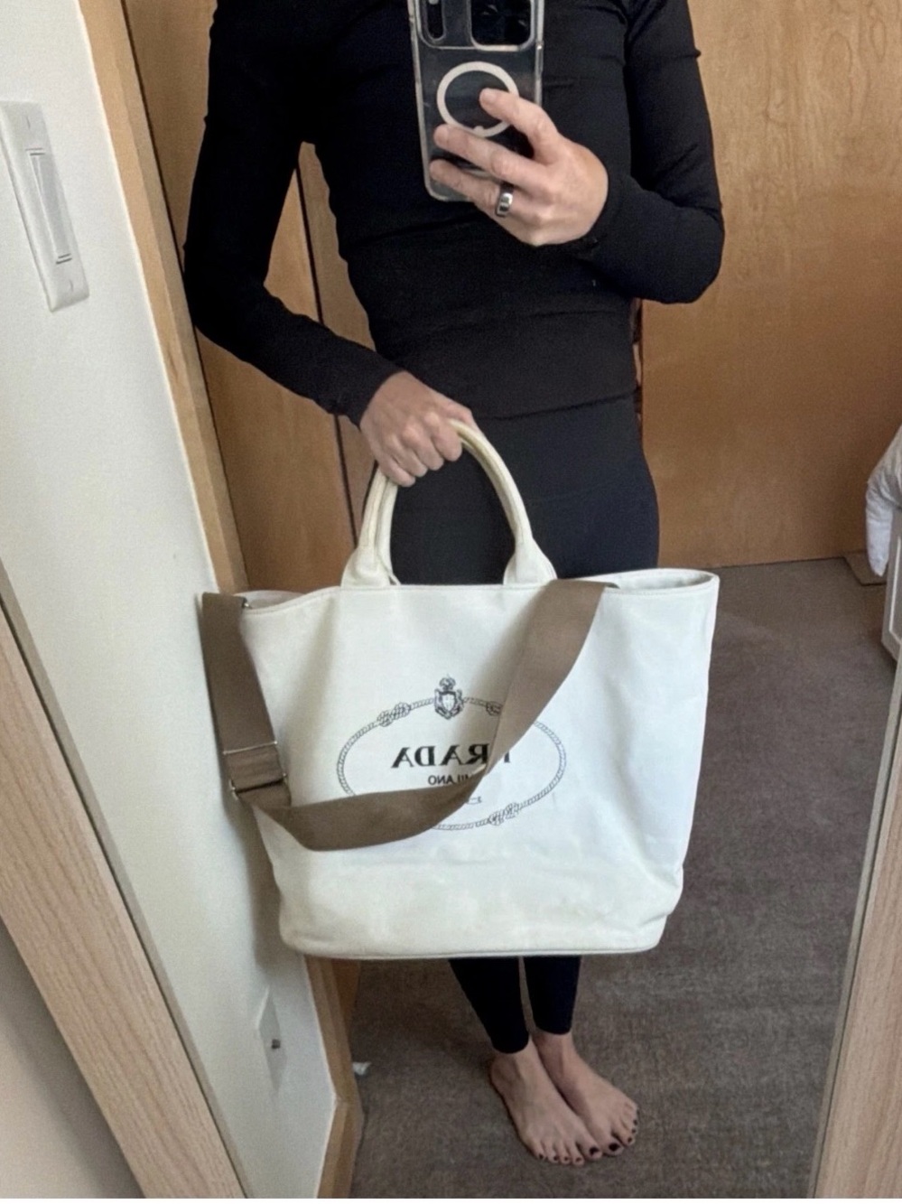 Prada Canvas Tote